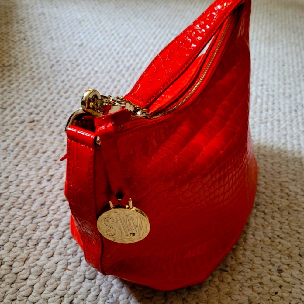 Stuart Weitzman patent bag